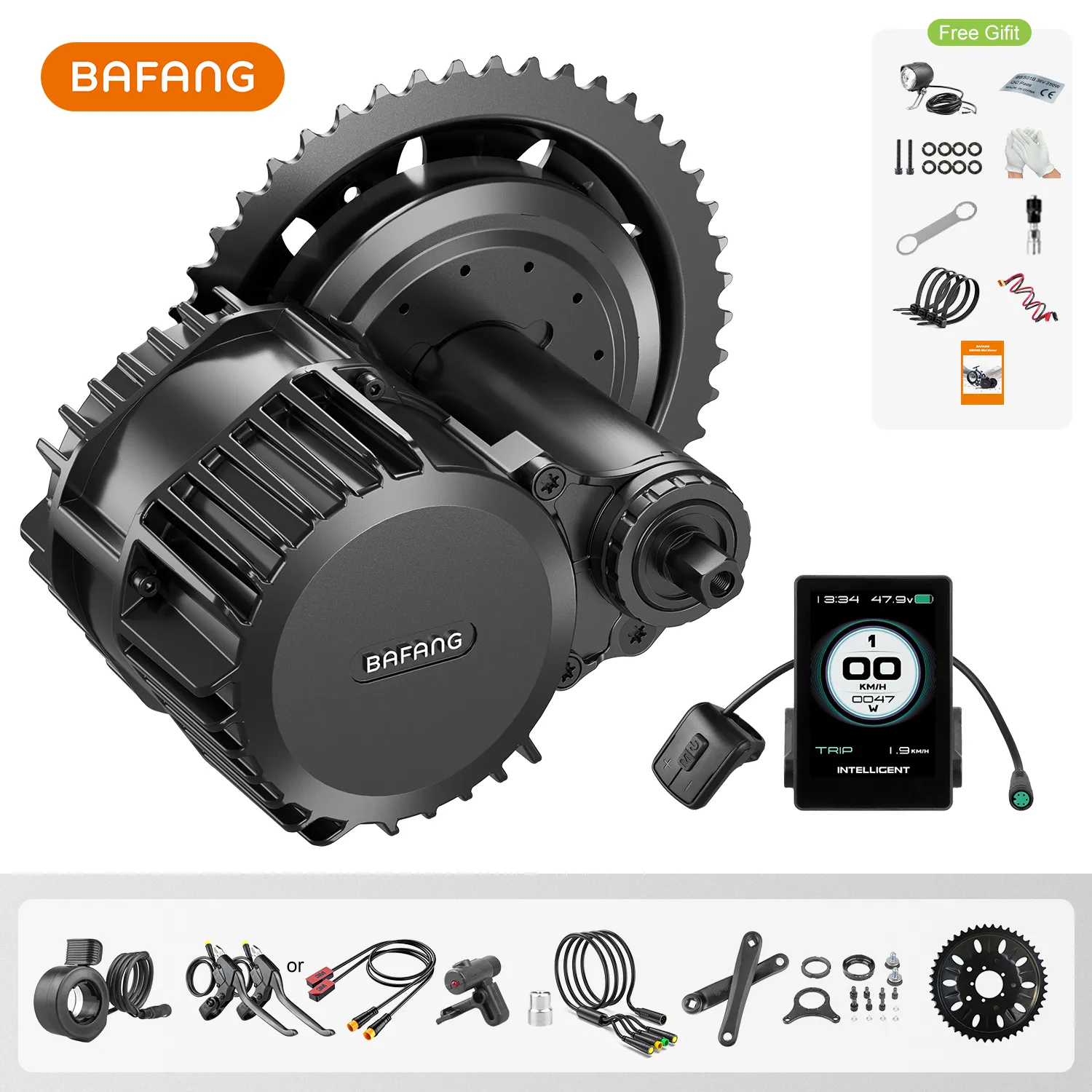 Bafang Bbshd 1000W Conversion Kit - Bafang M615 MM G320.1000 Motore UART
