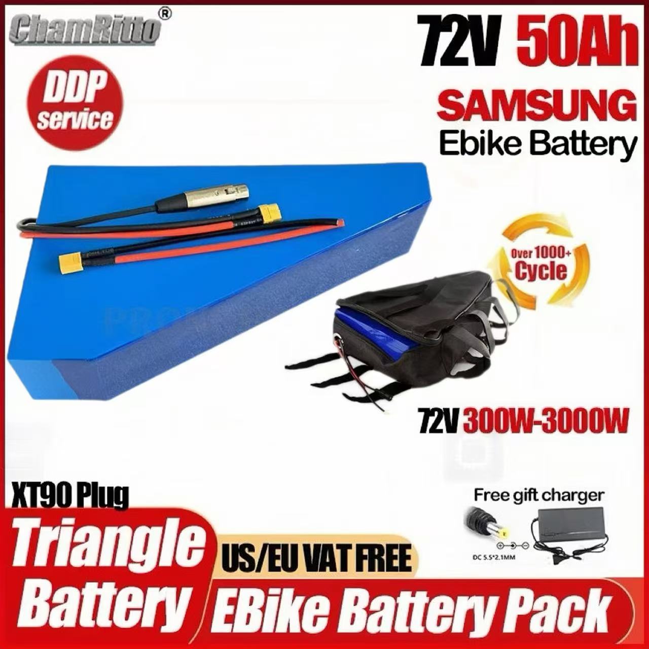 Batteria Triangolare al Litio  - Electric Bicycle Battery 72V 30Ah recensione e prezzo