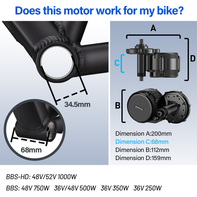 BAFANG BBSHD BBS01 BBS02B BBS0 - Bafang Bbshd 1000W Conversion Kit recensione e prezzo