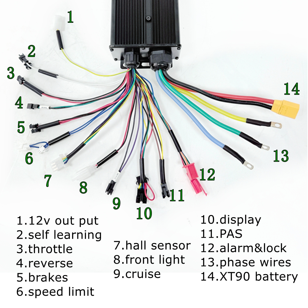 Kit di conversione per bici el - 72V 5000W Hub Motor Kit recensione e prezzo